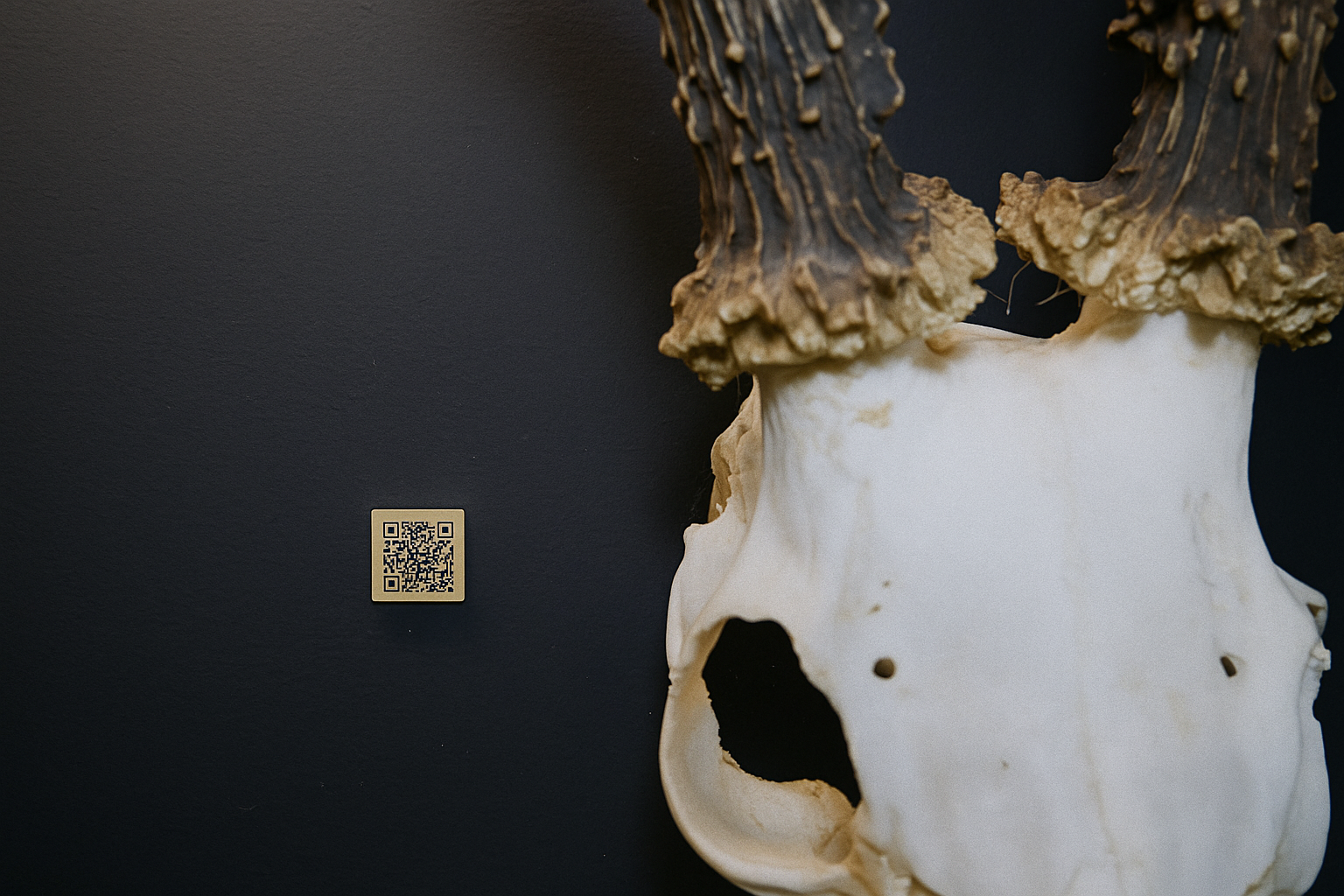 HUNTAG qr code for throphee